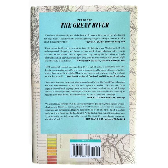 HARDCOVER The Great River: The Making and Unmaking of the Mississippi NEW - Picture 2 of 3